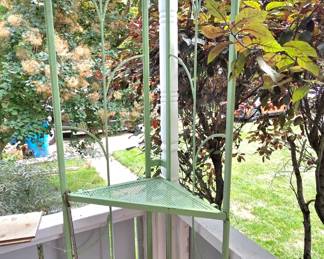 Pair of cool vintage garden stands