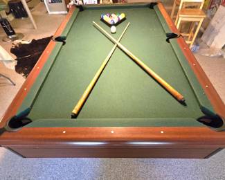 Nice vintage slate pool table
