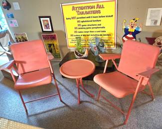 AUTHENTIC RUSSELL WRIGHT MID-CENTURY CHAIR SET