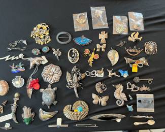 STERLING BROOCH'S