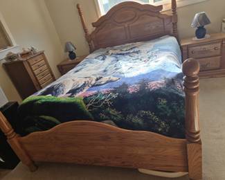 QUEEN SIZE WITH MATCHING NIGHT STANDS