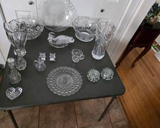JUST SOME OF THE CRYSTAL & GLASSWARE AVAILABLE