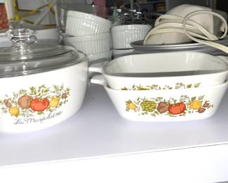 Kitchen items Corning ware