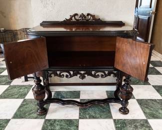 small server/buffet - matched dining room table