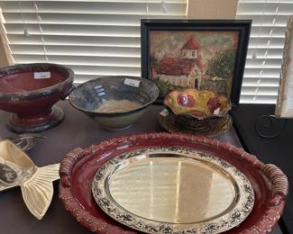 oil painting and vessels