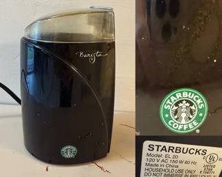Starbucks Barista Model: EL 20 Black
Coffee Bean Spice Grinder B1