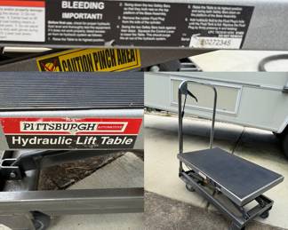 Pittsburgh Hydraulic Lift Table