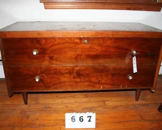 Mid Century Harmony House Cedar Chest Counts