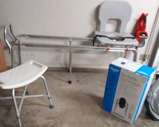 Sliding shower seat