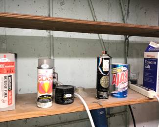 Items Located In The Basement Laundry Room