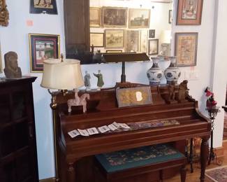 Piano, collectibles, works of art 