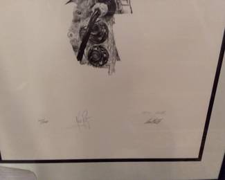 Neil Armstrong Paul Calle signatures