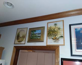 More framed artwork 