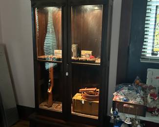 Antique Gun Cabinet