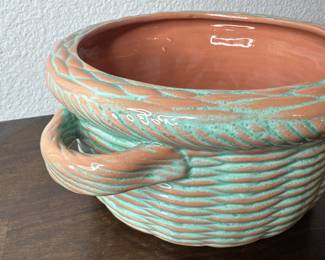 F&F terracotta and green dish