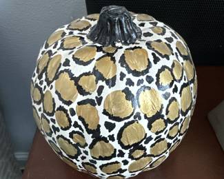 Cheetah pumpkin