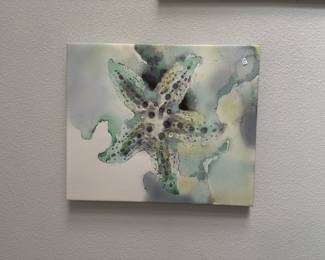 Starfish canvas art