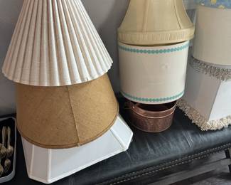 Various sizes and color lamp shades