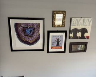 Assorted wall art