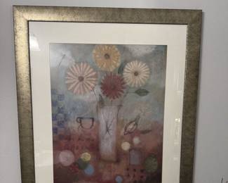 Large morning coffee and’beginning again’ 35.5” x 41”