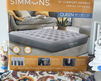 Simmons queen size blow up mattress