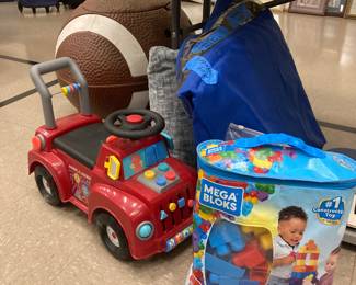 children's toys and toy storage
