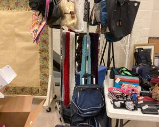 purses, suitcases, containers