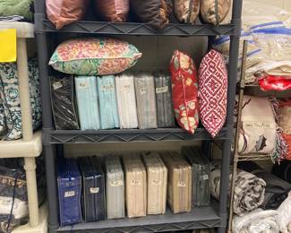 accent pillows, air mattresses, fundraising microfiber sheet sets ($35 each set) King and Queen sizes