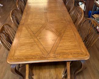 Dining Table & and 10 Chairs (Available now!)