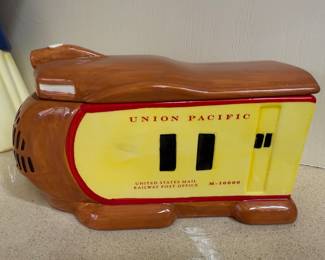 Union Pacific Train Cookie Jar