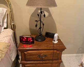 Nightstand, Lamp