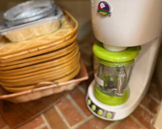 Margarita Machine, Bamboo Trays