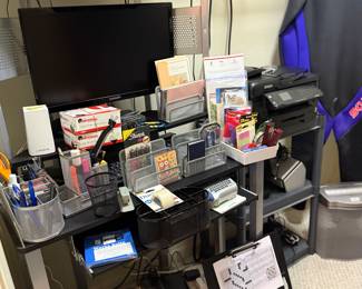 Desk, Office Supplies