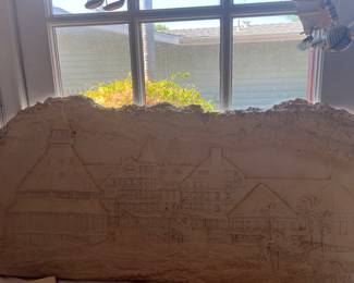 Sand Stone Sculpture of the Hotel Del Coronado by San Diego Artist E. Engels