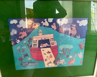 Artist Kerstin Apelman Oberg "Noah Ark" (print)