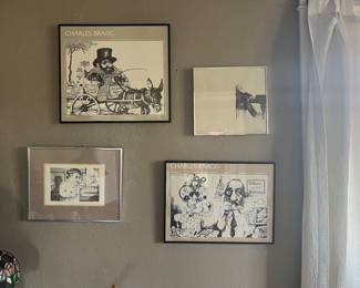 Several Charles Bragg Prints