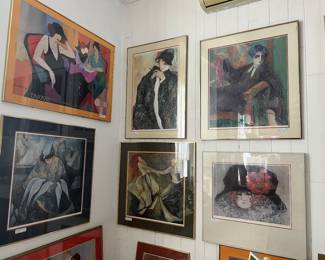 Artist Barbara A. Woods....Seriolithographs