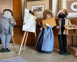 Collectors Dolls of Famous Artist...Monet, Cezanne & Mary Cassatt