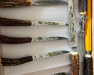Set of carving knives..Anton Wingen