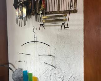 Sculpture above by Artist Curtis Jere........................................ Fun cat mobile