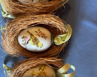 Royal Copenhagen porcelain eggs