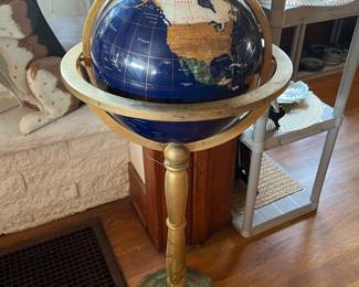 Inlaid Gemstone Semi-precious globe