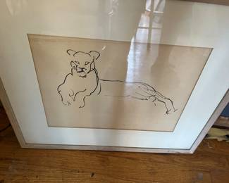 Artist Guy Anderson Drawing (1906-1998)(Member of the Northwest Artist Group)