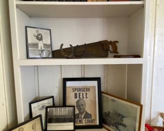 Texas judicial items, WWII items, medical items, lots of ephemera