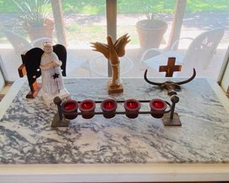 nice old marble topper