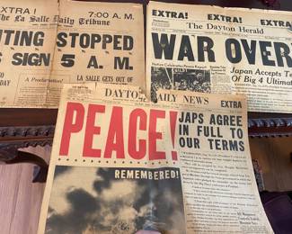 nice collection of historic newspapers