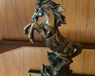 bronze horse