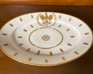 1815 French Porcelain Napoleon ware antique platter