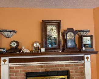Clocks- mantle clocks, Ogee, Waterbury, flip clock mcm