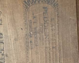 Stamp inside Coca Cola box